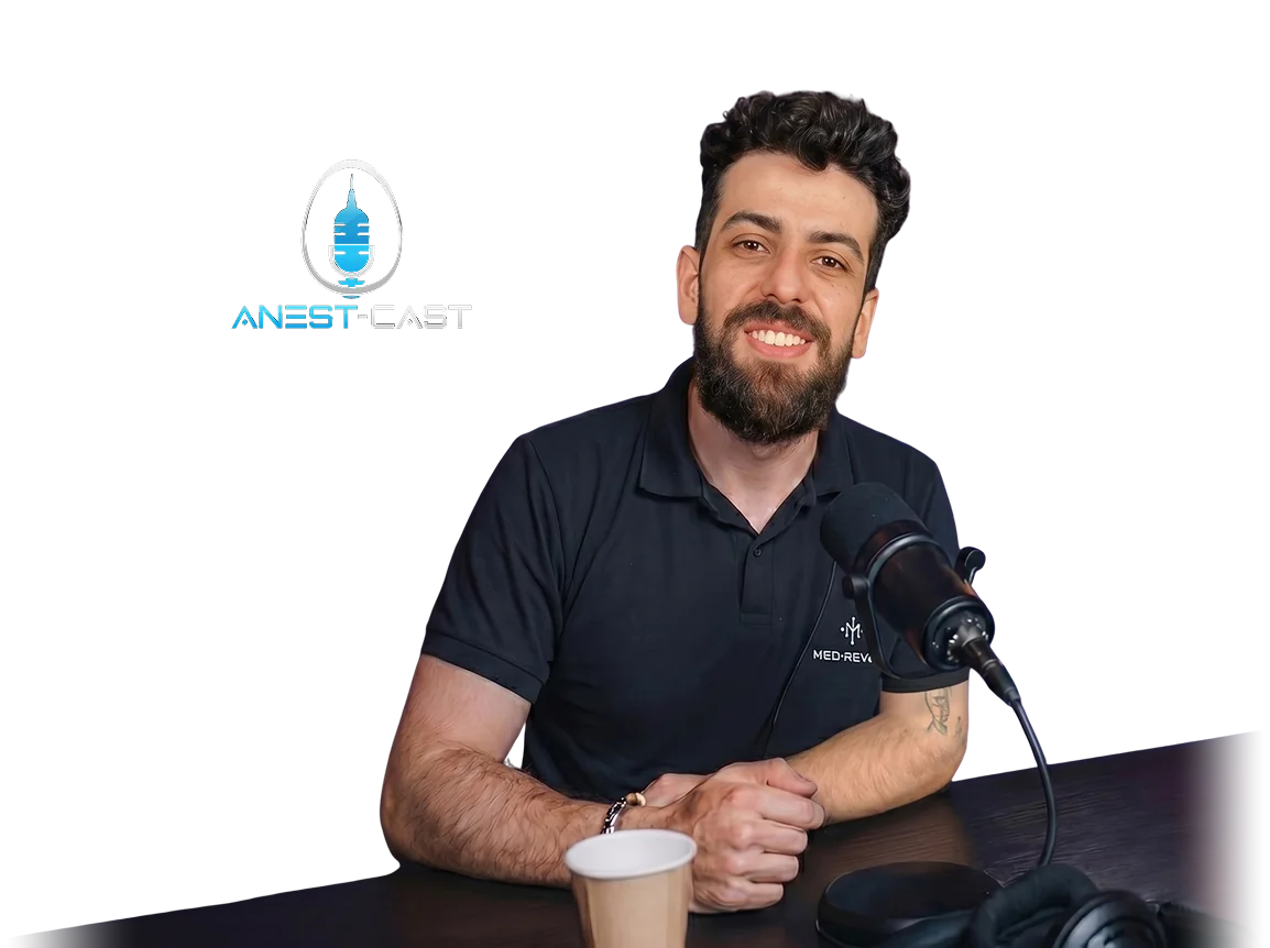 Dr. Tiarlles Miller no estúdio do Anest-Cast